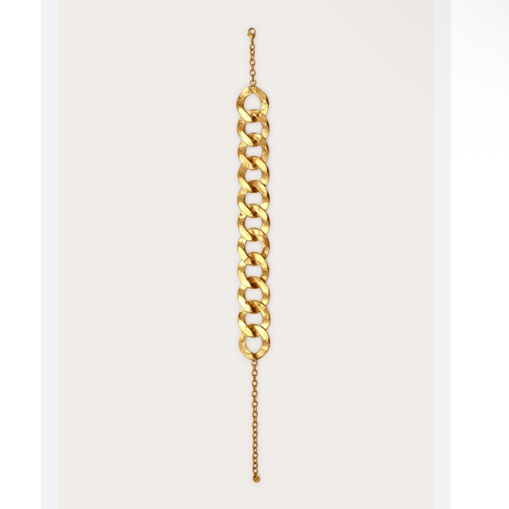 Cult Gaia Dulce Choker Chain Link Hammered Metal Necklace NEW in box $298 MSRP - Picture 3 of 6